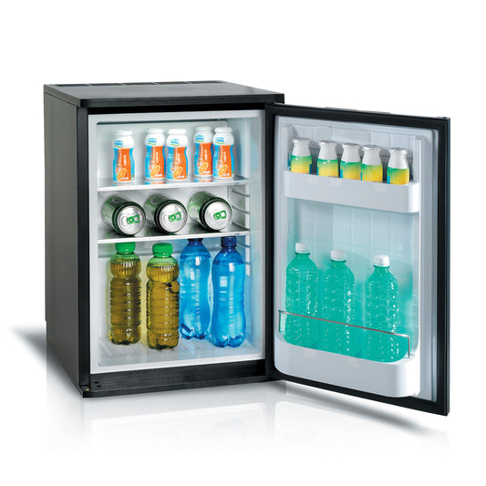 GRS.C420P.NEXT.D.NOI - MINIBAR À COMPRESSEUR NOIR 40 L SÉRIE NEXT P, FAÇADE NOIRE AVEC CHARNIÈRES À DROITE