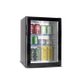 GRS.HC40V.NOI.VER - MINIBAR ENCASTRABLE À ABSORPTION 40 L SÉRIE LIGHT, FAÇADE VERRE