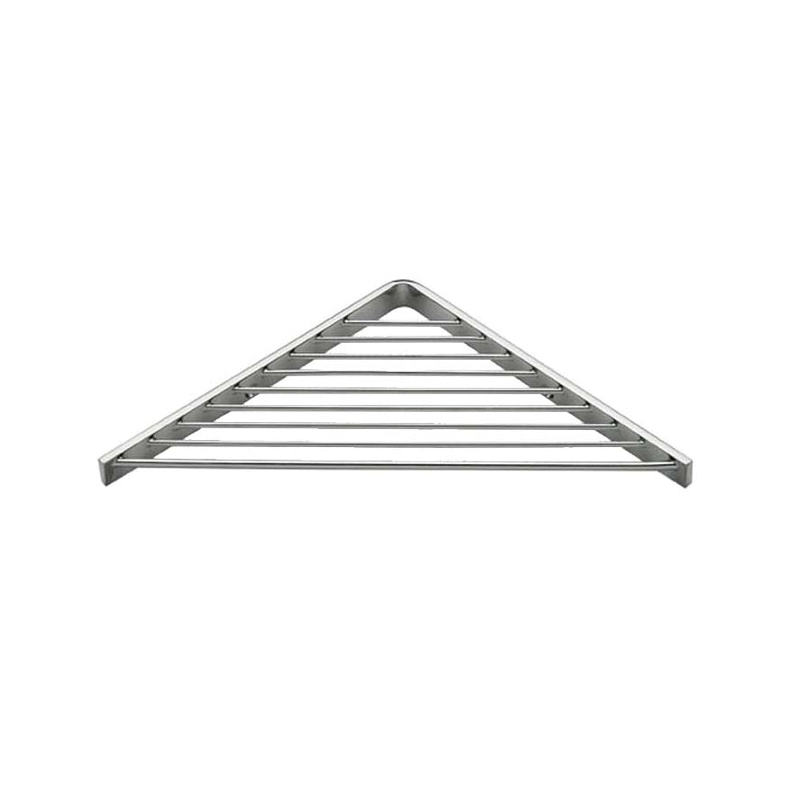 HOS.747.80.CHR - PORTE-SAVON GRILLAGÉ D'ANGLE MINIMALISTE CHROMÉ BRILLANT