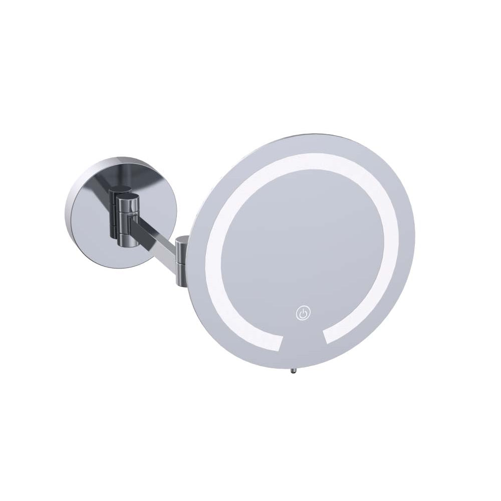 LED.1160.00.CHR - MIROIR GROSSISSANT MURAL LED SENSOR ROUND Ø 23 cm