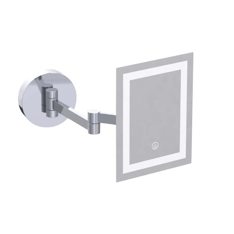 LED.1161.00.CHR - MIROIR GROSSISSANT MURAL LED SENSOR SQUARE