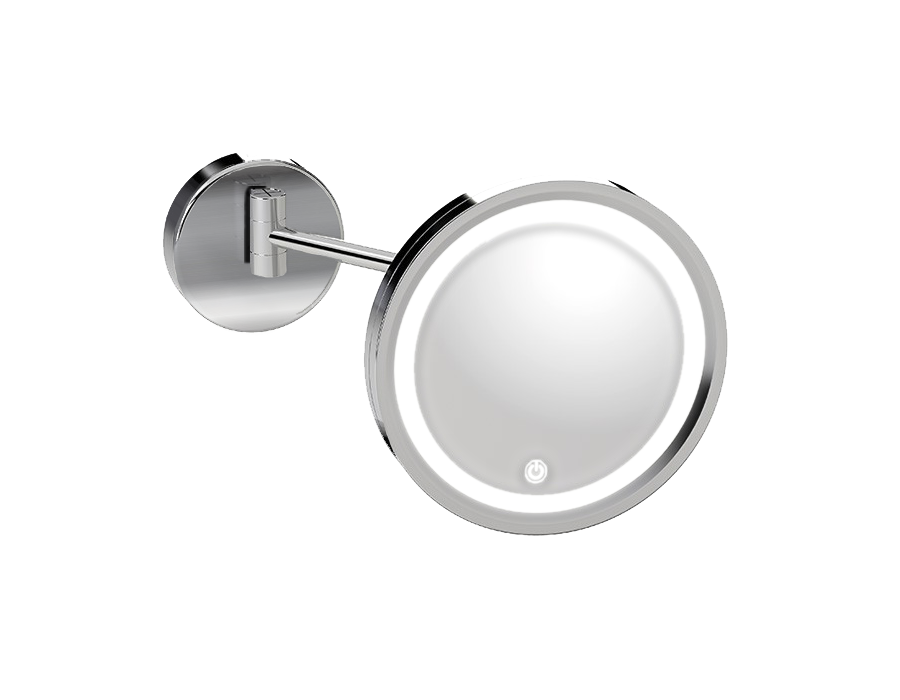 LED.1190.15.1.CHR - MIROIR GROSSISSANT SENSOR FRAME ROUND SIMPLE BRAS