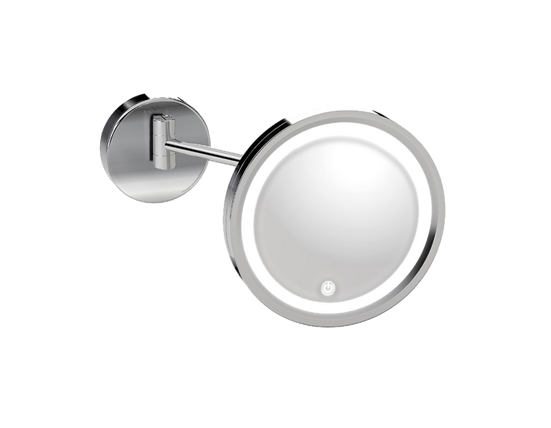 LED.1190.15.1.CHR - MIROIR GROSSISSANT SENSOR FRAME ROUND SIMPLE BRAS