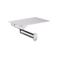 ORG.3111.10.NOI - DISTRIBUTEUR PAPIER ROULEAU SIMPLE AVEC CAPOT SUPPORT POUR SMARTPHONE ORGANIC DARK