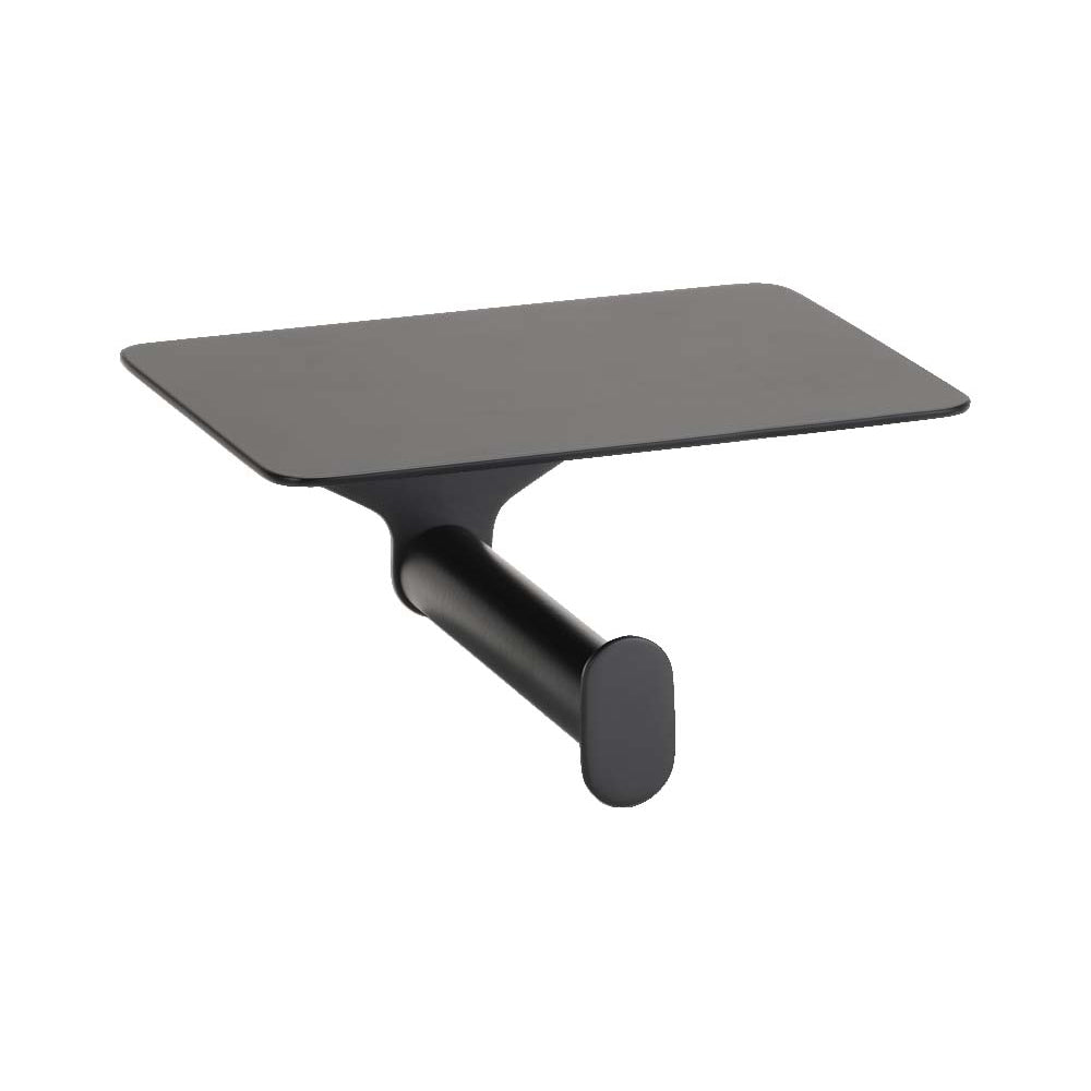 ORG.3111.10.NOI - DISTRIBUTEUR PAPIER ROULEAU SIMPLE AVEC CAPOT SUPPORT POUR SMARTPHONE ORGANIC DARK