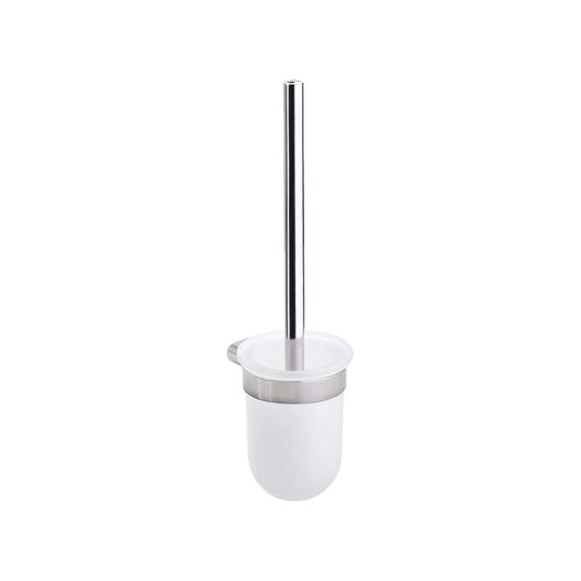 ORG.3130.00.NOI - POT BALAI MURAL + RÉCEPTACLE VERRE DÉPOLI ORGANIC DARK