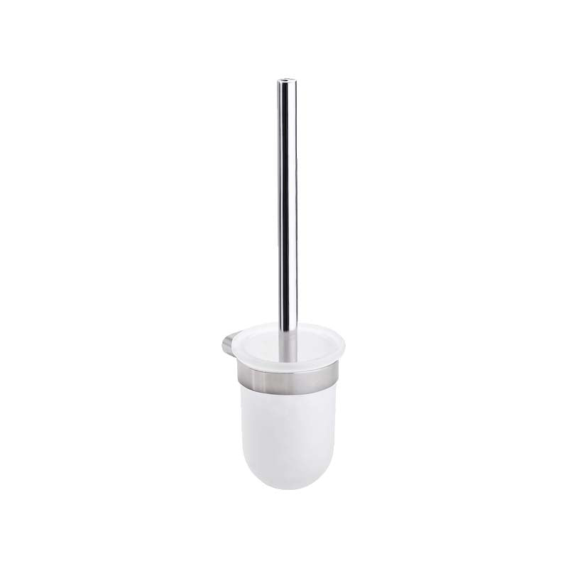 ORG.3130.00.NOI - POT BALAI MURAL + RÉCEPTACLE VERRE DÉPOLI ORGANIC DARK