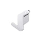 ORG.3152.01.NOI.D - PATÈRE MURALE 2 TÊTES DROITE ORGANIC DARK