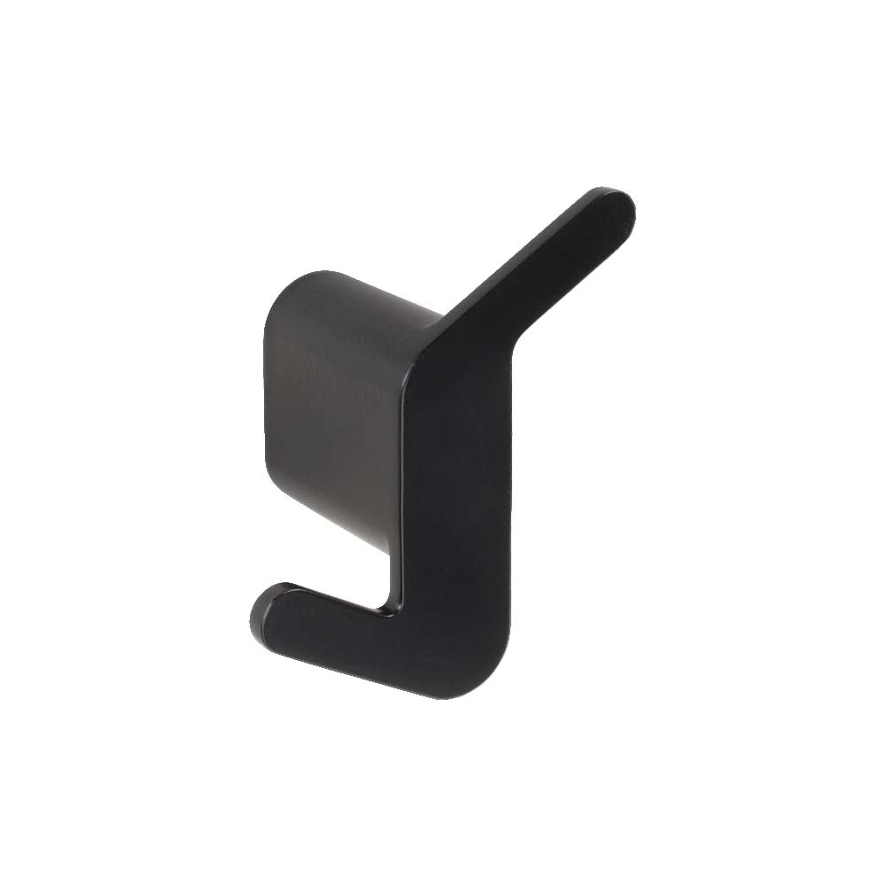 ORG.3152.01.NOI.D - PATÈRE MURALE 2 TÊTES DROITE ORGANIC DARK