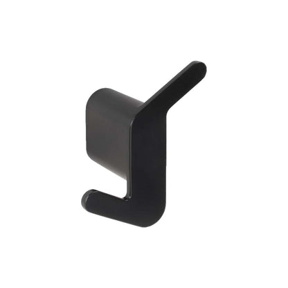 ORG.3152.01.NOI.D - PATÈRE MURALE 2 TÊTES DROITE ORGANIC DARK