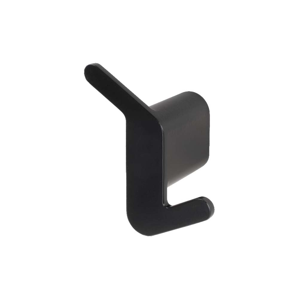 ORG.3152.01.NOI.G - PATÈRE MURALE 2 TÊTES GAUCHE ORGANIC DARK