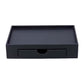 RS.21.42.40.NOI - COMBO PLATEAU COFFRET SOVEREIGN AVEC TIROIR SIMILI CUIR NOIR BY ROOMS & SUITES®