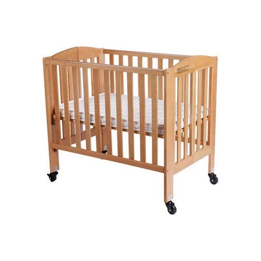 RS.21.71.01.NAT - LIT BÉBÉ PLIANT EN BOIS DE HÊTRE FINITION NATURELLE AVEC HOUSSE DE RANGEMENT  BY ROOMS & SUITES®