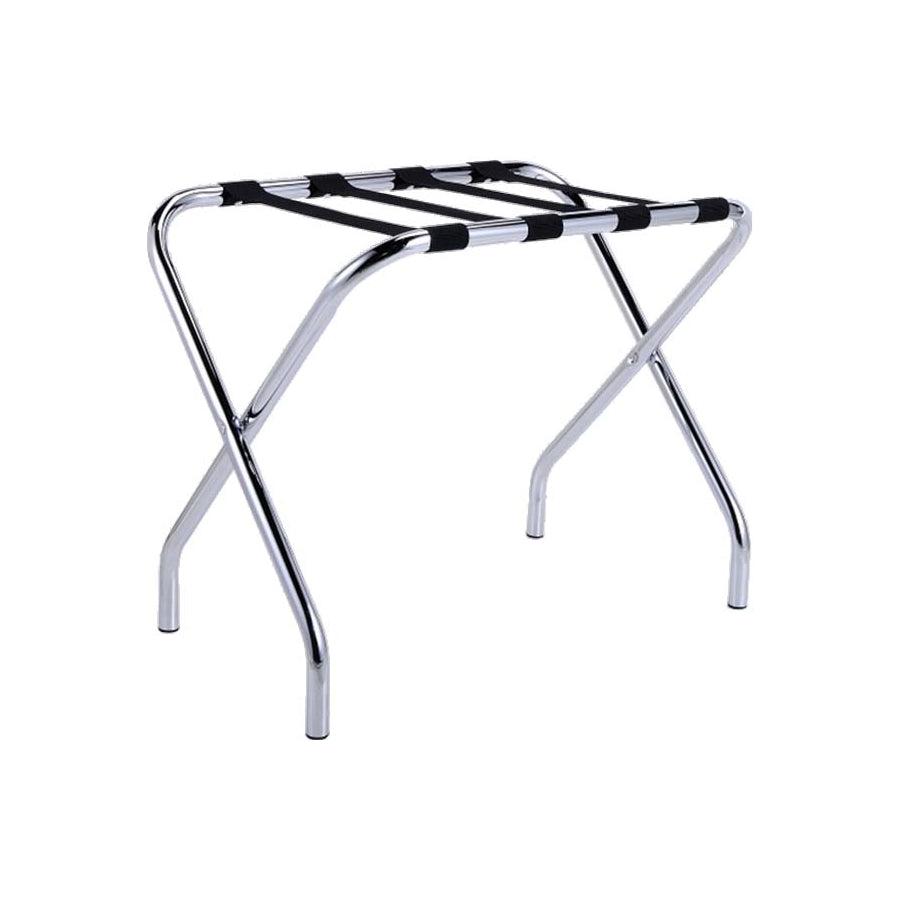 RS.21.88.90.CHR - RACK PORTE-VALISE MÉTAL SANS DOSSERET CHROMÉ BRILLANT