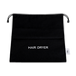 RS.860.01.NOI - POCHETTE NOIRE POUR SÈCHE-CHEVEUX DE COURTOISIE BY ROOMS & SUITES®