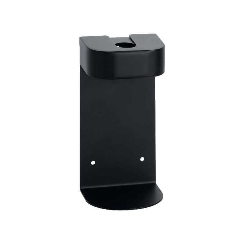 RS.966.10.NOI - SUPPORT MURAL NOIR 1 X 500 ML POUR FLACON RECHARGEABLE