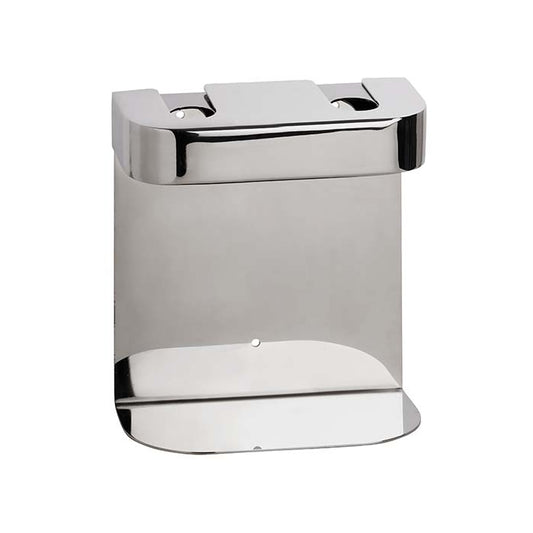 RS.966.12.NOI - SUPPORT MURAL NOIR 2 X 500 ML POUR FLACONS RECHARGEABLES