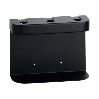 RS.966.13.NOI - SUPPORT MURAL TRIPLE NOIR 3 X 500 ML POUR FLACONS RECHARGEABLES