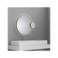 SAT70.12.11.12.NOI - MIROIR SATELLIS ROUND DUO BACKLIGHT MIXTE LED Ø700 MM, AVEC FILM ANTI-BUÉE