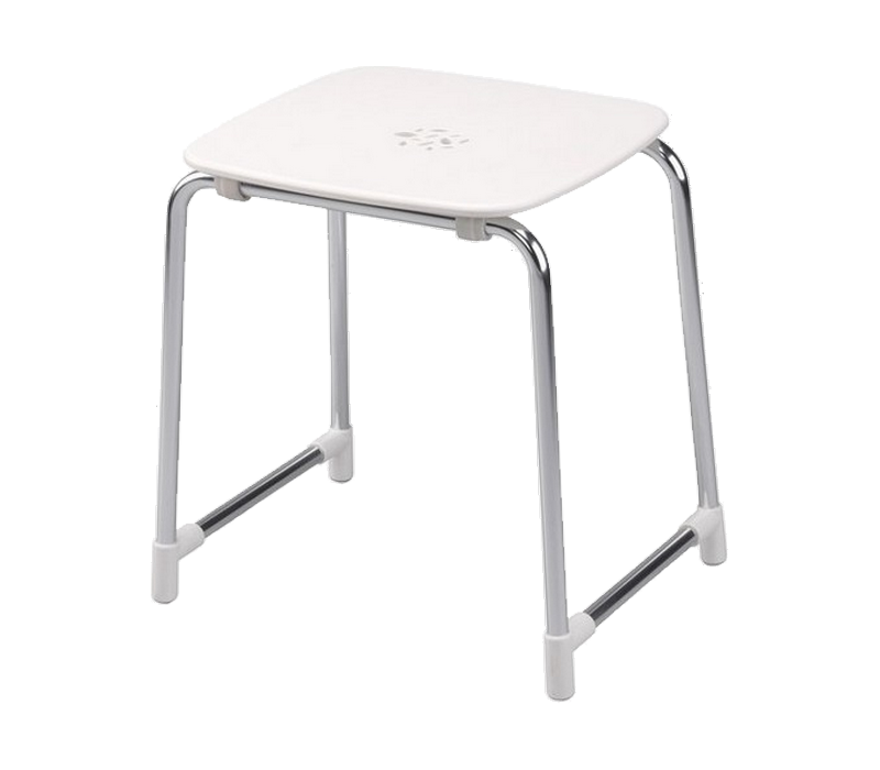 SEC.1585.09.CHR - TABOURET PMR À POSER S-LINE BLANC