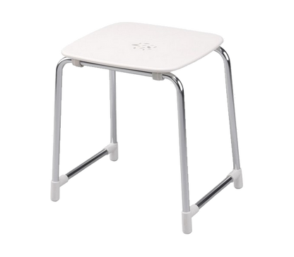 SEC.1585.09.CHR - TABOURET PMR À POSER S-LINE BLANC