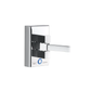 GRS.1191.15.2.CHR - MIROIR GROSSISSANT MURAL LED CUBIK T3 DOUBLE BRAS CHROMÉ